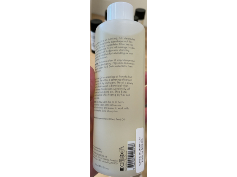 Maria Akerberg Shea Butter Oil, 8.5 fl oz/250 mL