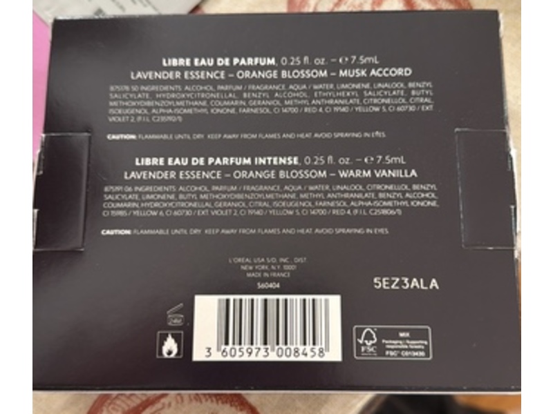 Yves Saint Laurent Eau de Parfum + Eau de Parfum Intense Duo, Libre, 0.25 fl oz/7.5 mL