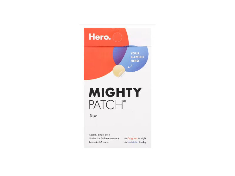 Hero Cosmetics Mighty Patch The Am + Pm Patch Duo, 12 Count
