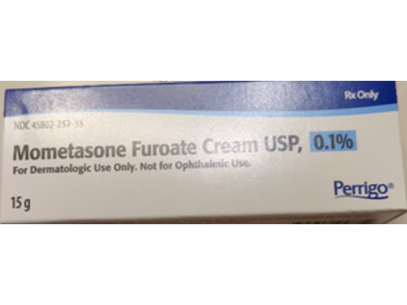 Mometasone Furoate Cream, 0.1 %, 15 g, Perrigo (Rx)