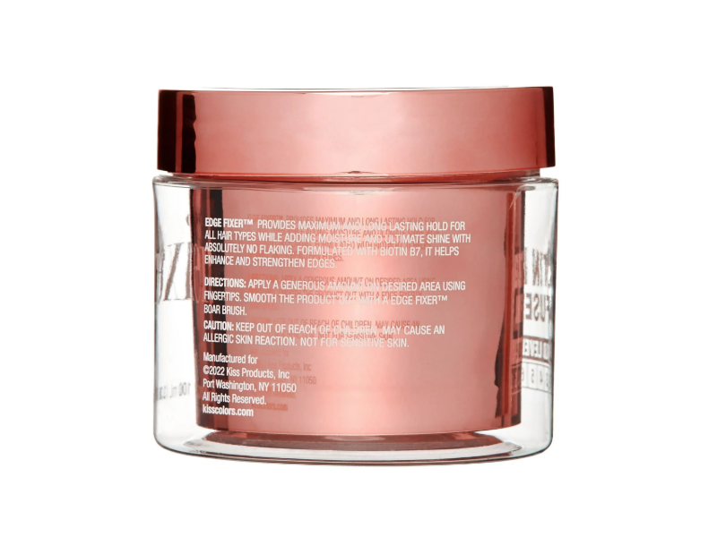 Kiss Edge Fixed Maximum Hold Gel, Sweet Peach, 3.38 fl oz/100 mL