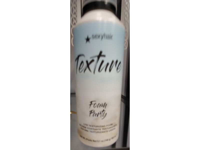 SexyHair Lite Texturizing Foam, Texture, Foam Party, 5.1 oz/146 g