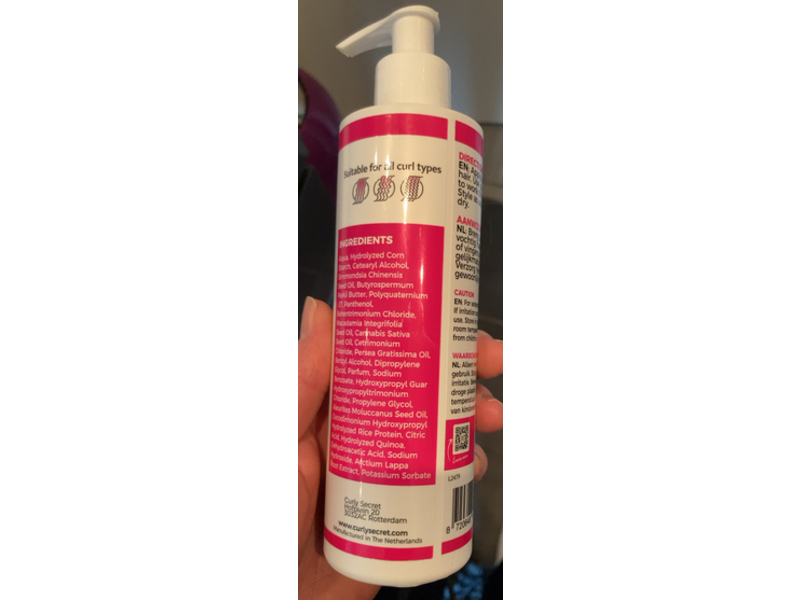 Curly Secret Protein Bomb Leave - In, 8.5 oz/250 mL