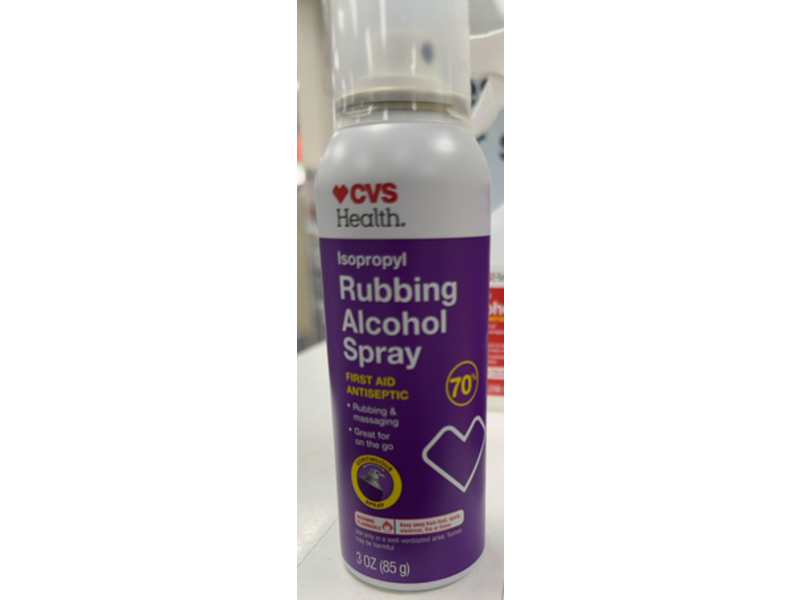 CVS Health Isopropyl Rubbing Alcohol Spray, 3 oz/85 g