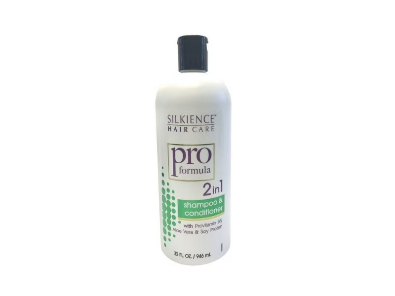 Silkience Pro Formula 2 In 1 Shampoo & Conditioner, Provitamin B5, Aloe Vera & Soy Protein, 32 fl oz/946 mL
