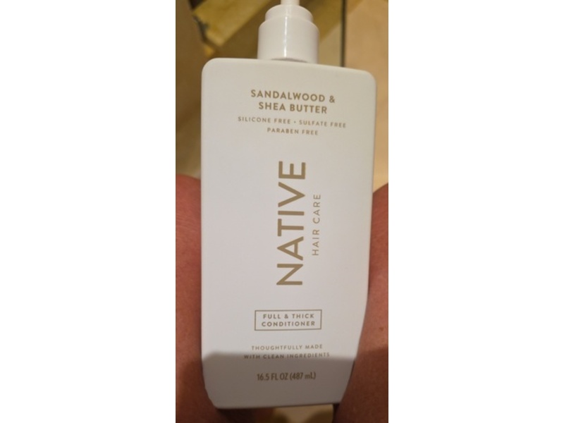 Native Full & Thick Conditioner, Sandalwood & Shea Butter, 16.5 fl oz/487 mL