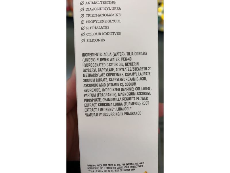 By Nature Brightening + Hydrating Face Serum, Vitamin C + Collagen, 3 fl oz/90 ml