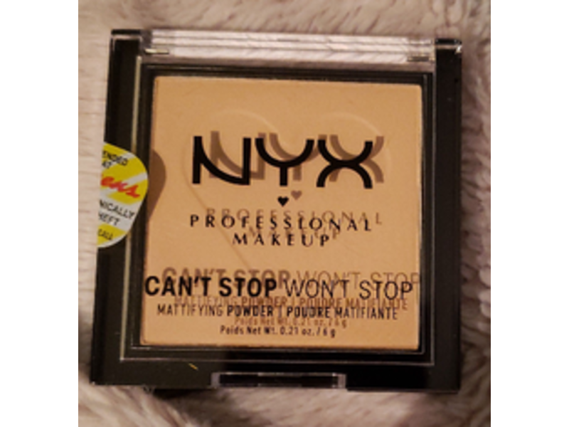 NYX Professional Makeup Can't Stop Won't Stop Mattifying Powder, Medium, 0.21 oz/6 g
