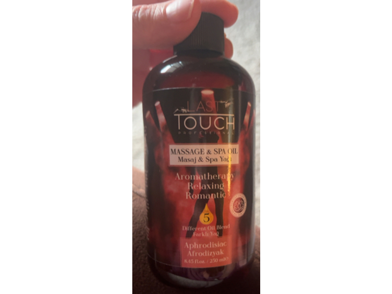 Touch Aromatherapy Relaxing Romantic Massage & Spa Oil, 8.15 fl oz/250 mL