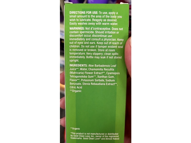 CVS Health Natural Personal Lubricant, Aloe Vera, 2.0 fl oz/59 mL