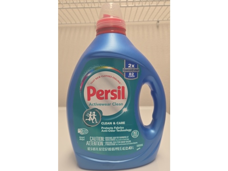 Persil Activewear Clean Liquid Laundry Detergent, 82 Loads, 82.5 fl oz/2.43 L