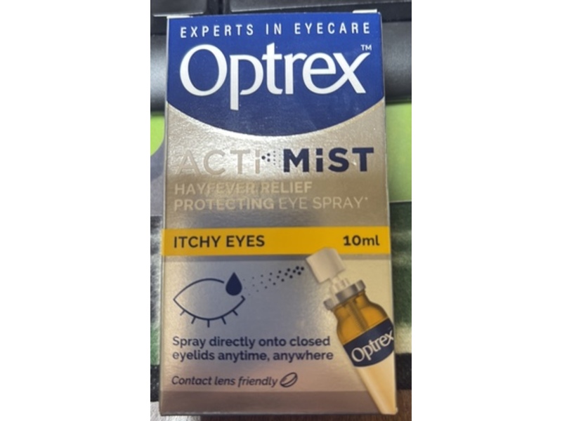 Optrex ActiMist Hayfever Relief Protecting Eye Spray, 10ml