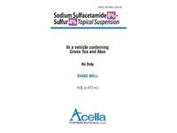 Sodium Sulfacetamide 8%-Sulfur 4% Topical Suspension, 473ml, Acella Pharmaceuticals (RX) - Image 2