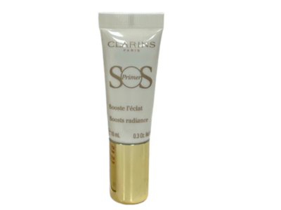 Clarins Paris Boosts Radiance SOS Primer, White, 0.3 oz/10 mL