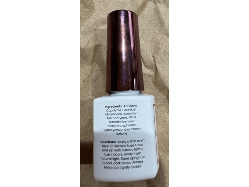 Sistaco Base Nail Coat, 0.17 fl oz/5 mL