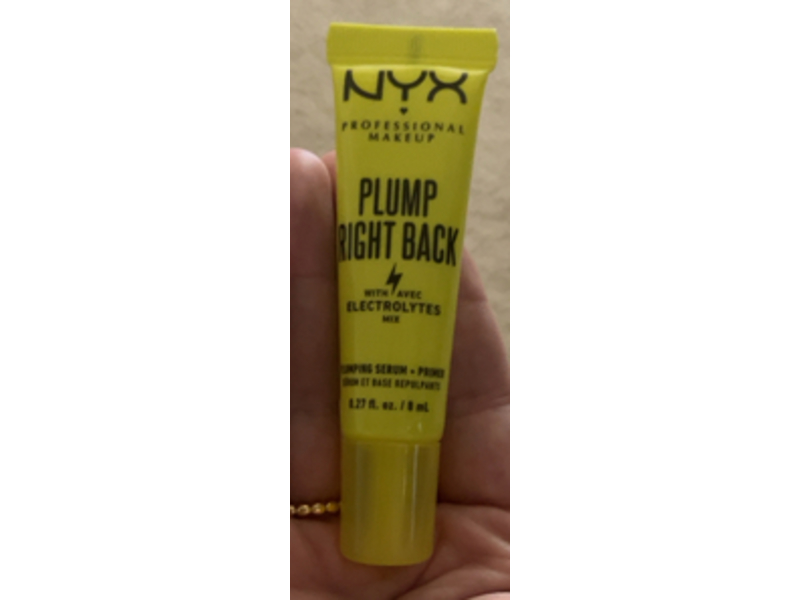 Nyx Professional Makeup Plump Right Back Plumping Serum + Primer, 0.27 fl oz/8 mL