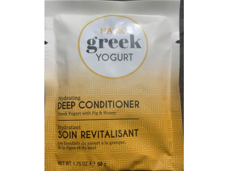Hask Greek Yogurt Hydrating Deep Conditioner, Fig & Honey, 1.75 oz/50 g