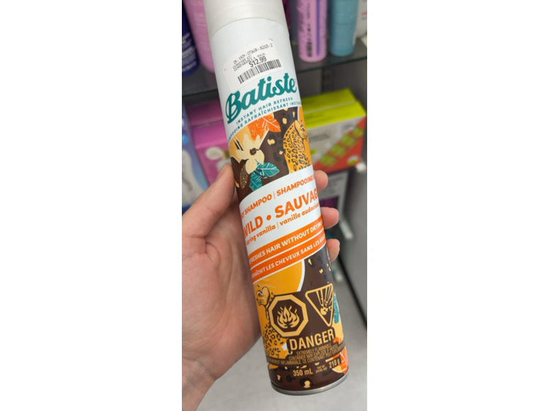 Batiste Instant Hair Refresh Dry Shampoo, Vanilla, 350 mL