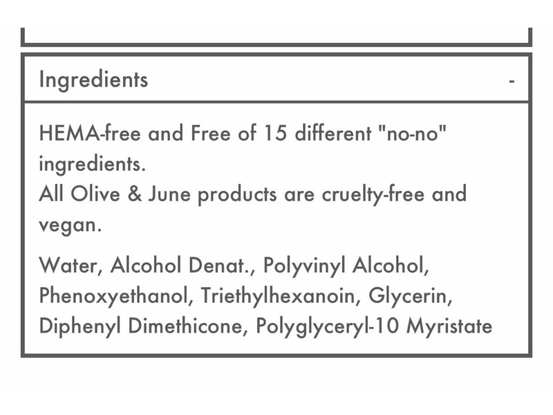 Olive & June Peel Off Base Coat