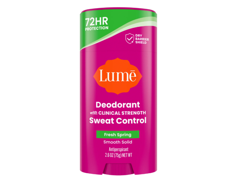Lume Sweat Control Antiperspirant Deodorant, Fresh Spring, 2.6 oz/75 g