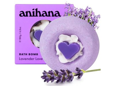 Anihana Bath Bomb, Lavender Love, 6.3 oz/180 g