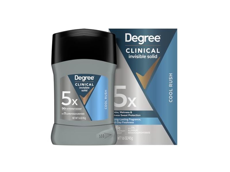 Degree Clinical Antiperspirant Deodorant, Cool Fresh, 1.6 oz/45 g