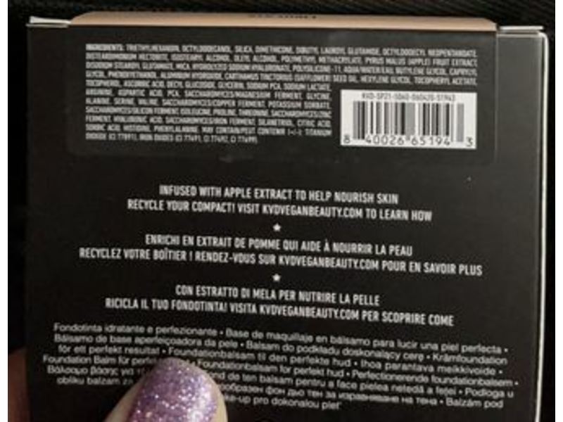 Kvd Beauty Good Apple Skin Perfecting Foundation, Light 010, 0.35 oz/10 g