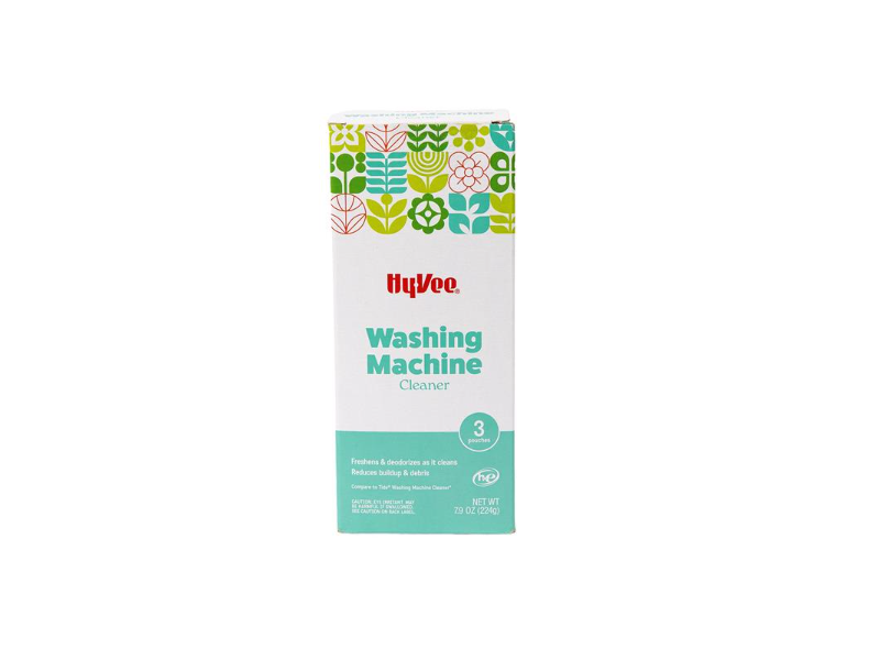 Hyvee Washing Machine Cleaner Pouches, 7.9 oz/224 g, 3 Count