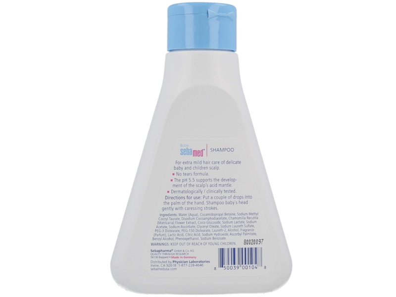 SebaMed Baby Shampoo with Chamomile, 8.5 fl oz/250 mL, Pack of 2