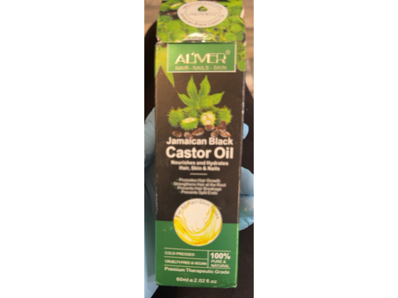 Al'iver Jamaican Black Castor Oil, 2.02 fl oz/60 mL