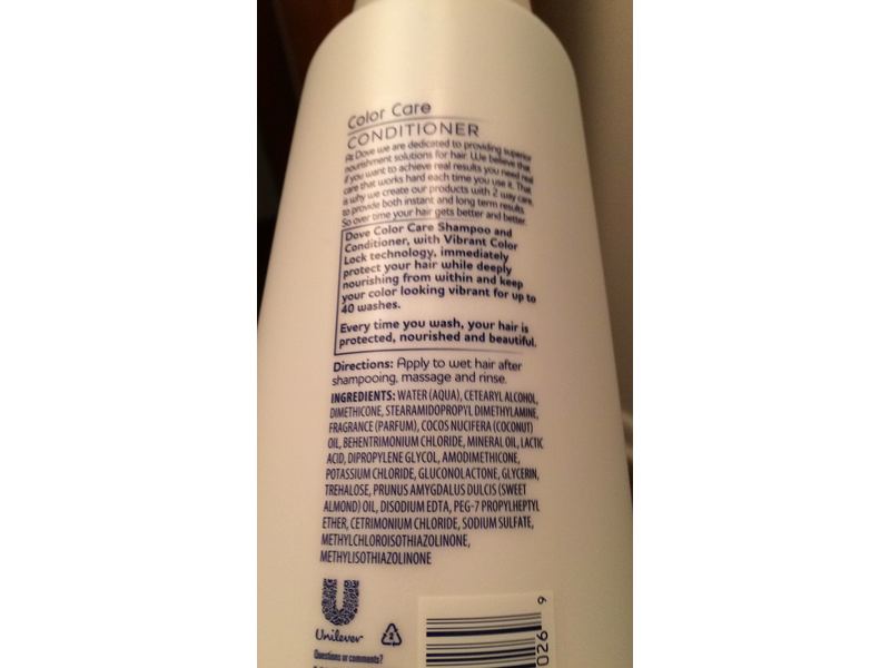 Dove Color Care Conditioner, 20.4 fl oz/603 mL