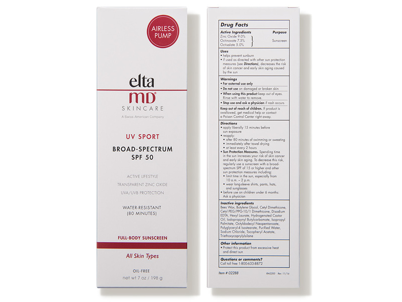 EltaMD UV Sport Full-Body Sunscreen, SPF 50, 7 oz (198 g)