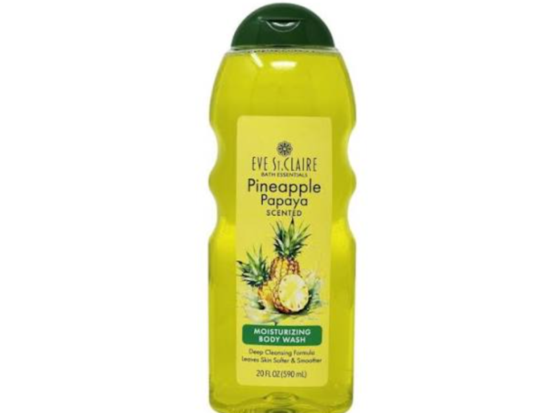 Eve St. Claire Moisturizing Body Wash, Pineapple Papaya, 20 fl oz/590 mL