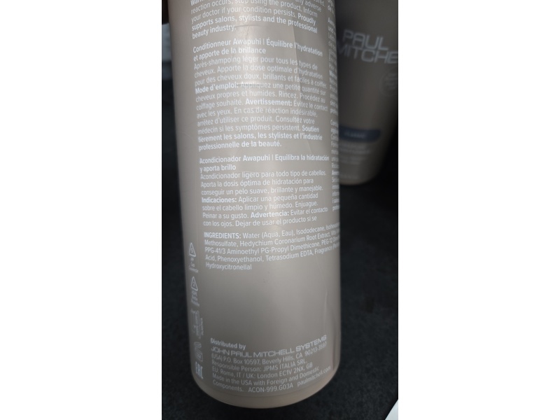 Paul Mitchell Awapuhi Conditioner, 33.8 fl oz/1 L