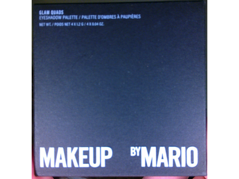 Makeup By Mario Glam Eyeshadow Quad, Bronzy Glam, 0.04 oz/12 g
