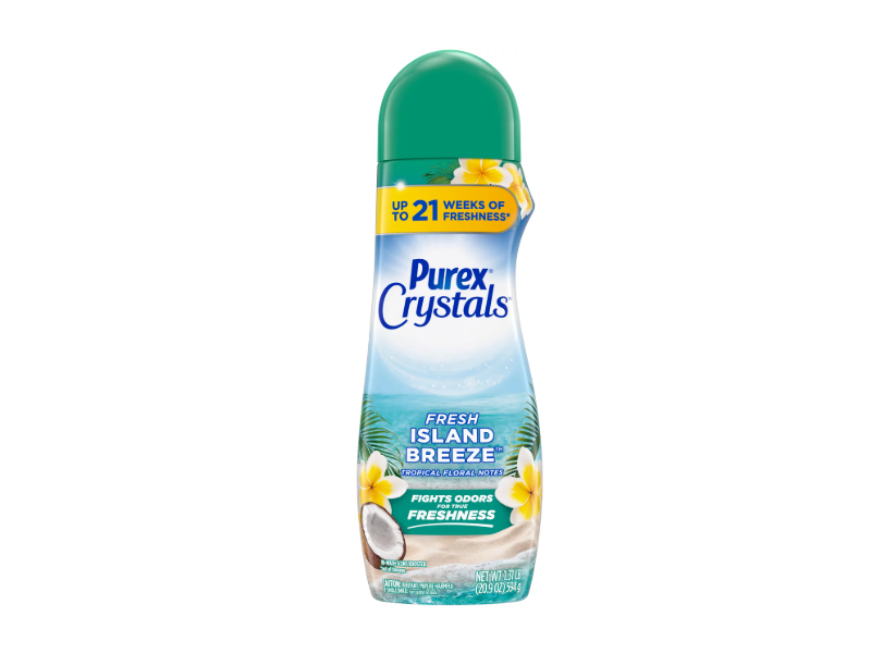 Purex Crystals In-Wash Scent Booster, Fresh Island Breeze, 20.9 oz/594 g