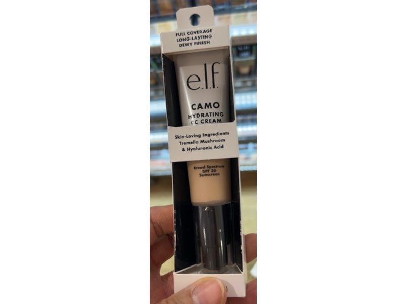 e.l.f. Camo Hydrating CC Cream, SPF 30, Light 205N, 1.0 oz/30 g