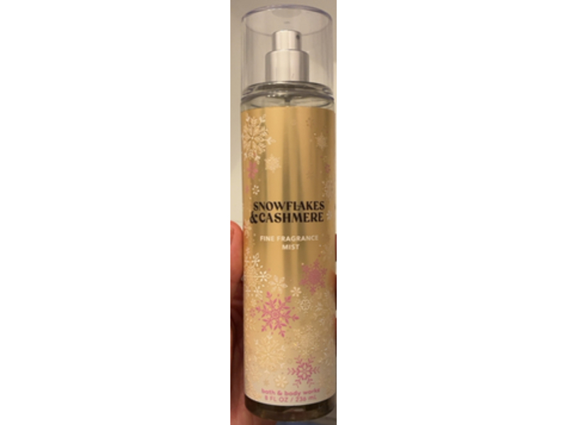 Bath & Body Works Fine Fragrance Mist, Snowflakes & Cashmere, 8 fl oz/236 mL
