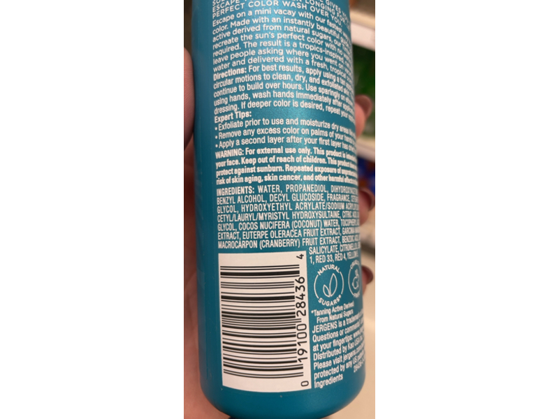 Jergens Sol No Wait Tropical Tan Sunless Tinted Mousse, Medium, 5 fl oz/147 mL