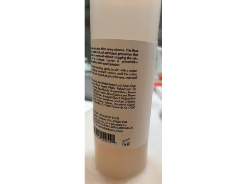 Mario Badescu Toner, Witch Hazel & Rosewater, 16 fl oz/472 mL