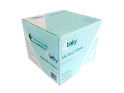 4baby Baby Wipes, 480 Count