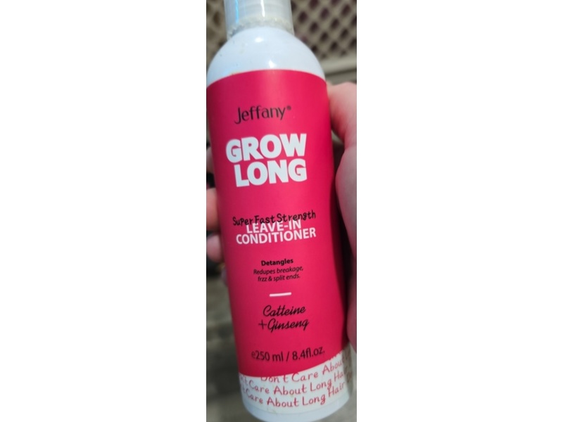 Jeffany Grow Long Leave-In Conditioner, 8.4 fl oz/250 mL