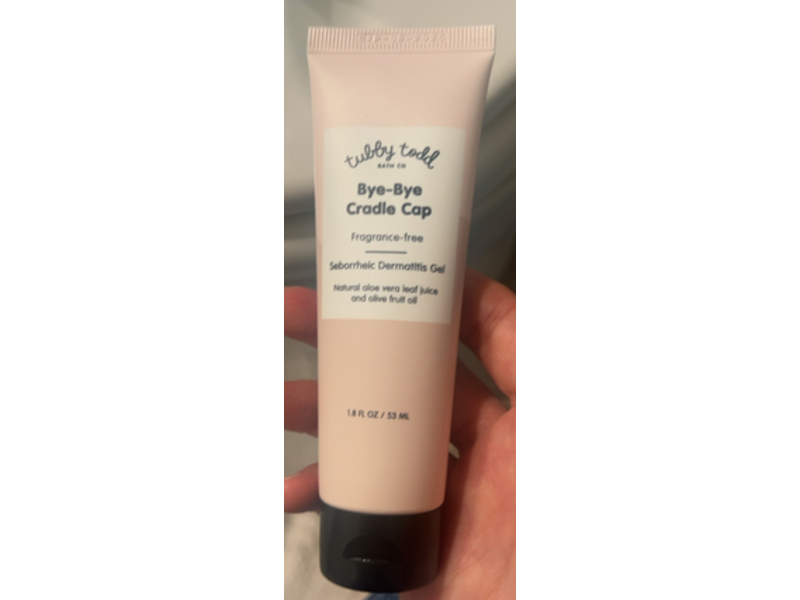 Tubby Todd Bath Co. Bye-Bye Cradle Cap, Aloe Vera Leaf Juice and Olive Fruit Oil, 1.8 fl oz/53 mL