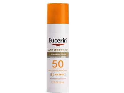 Eucerin Age Defense Sunscreen Lotion, SPF 50, 2.5 fl oz/75 mL
