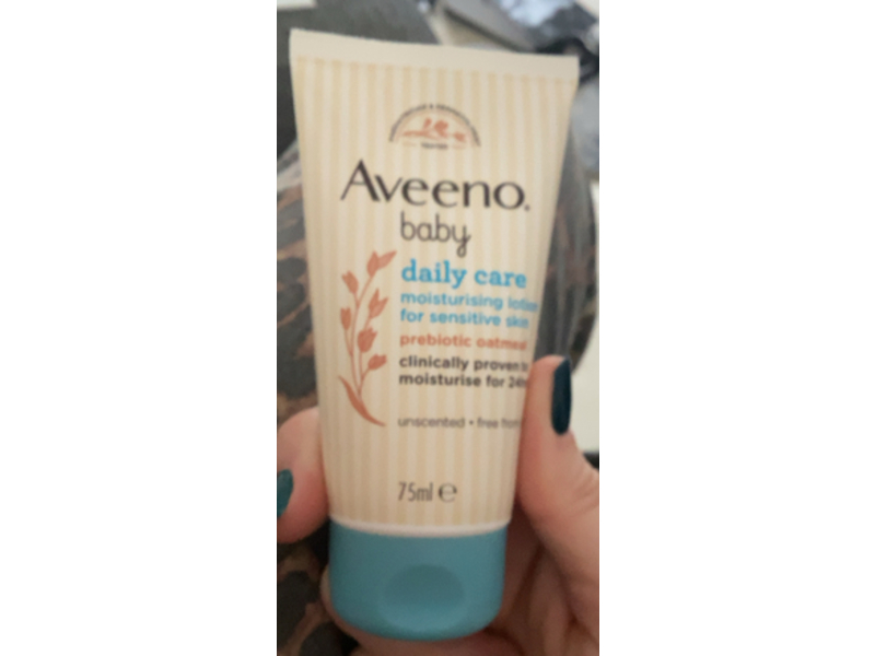 Aveeno Baby Daily Care Moisturising Lotion, Prebiotic Oatmeal, 75 mL, Pack Of 6