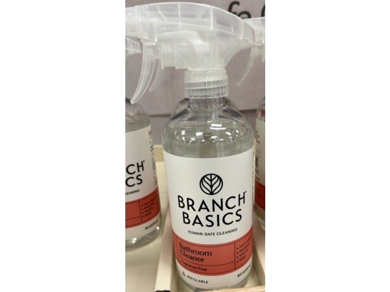Branch Basics Bathroom Cleaner, Fragrance-Free, 16 fl oz/573 mL