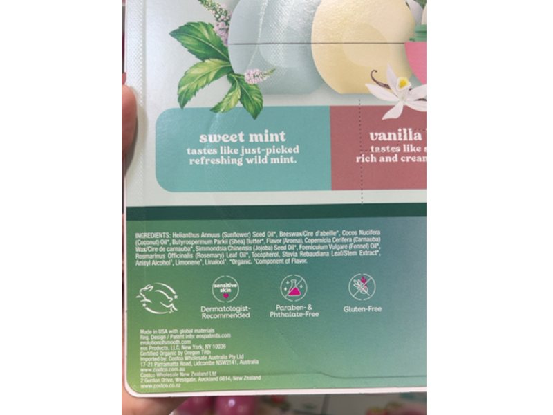 Eos Usda Organic Lip Balm Set, 7 Count