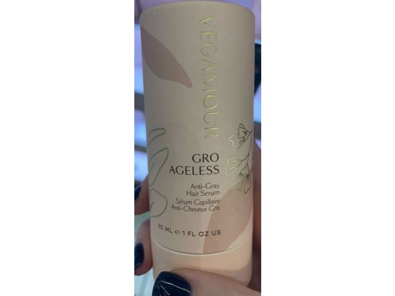 Vegamour Gro Ageless Anti-Gray Hair Serum, 1 fl oz/10 mL