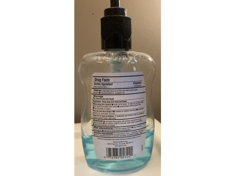 Germ X Hand Sanitizer, Morning Fresh, 8 fl oz/236 mL