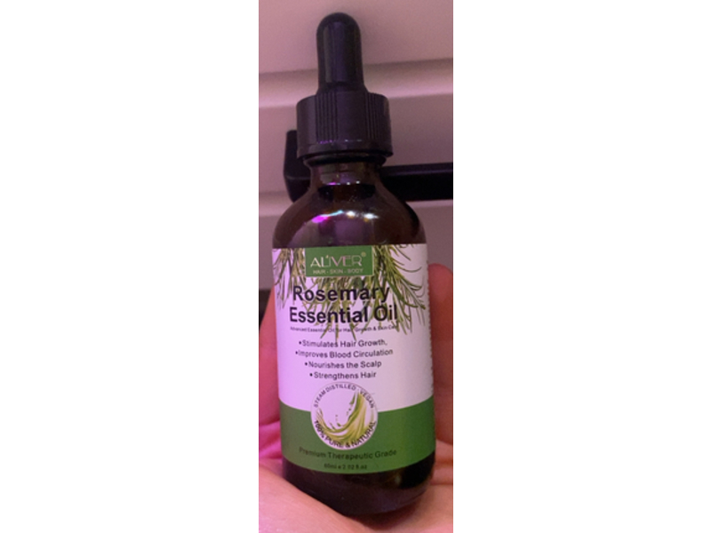 Aliver Hair & Skin Care, Rosemary Essential Oil, 2.02 fl oz/60 mL